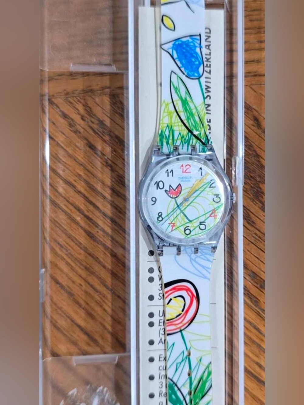 2004 Swatch Original Unisex Gent "Gribouillis" (Model: GN216))
